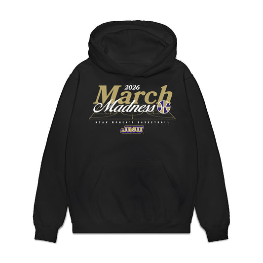 JMU - NCAA Women's Basketball : Regina Walton - NCAA® March Madness® 2026 Premium Hooded Sweatshirt-0