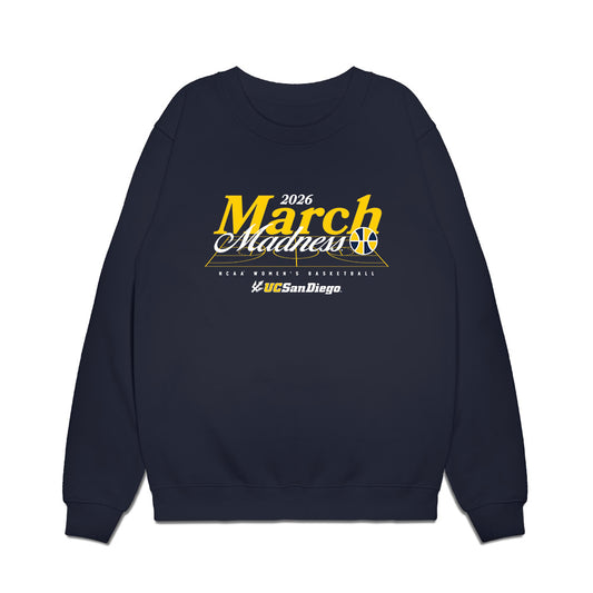 UCSD - NCAA Women's Basketball : Dymonique Maxie - NCAA® March Madness® 2026 Premium Crewneck Sweatshirt-0