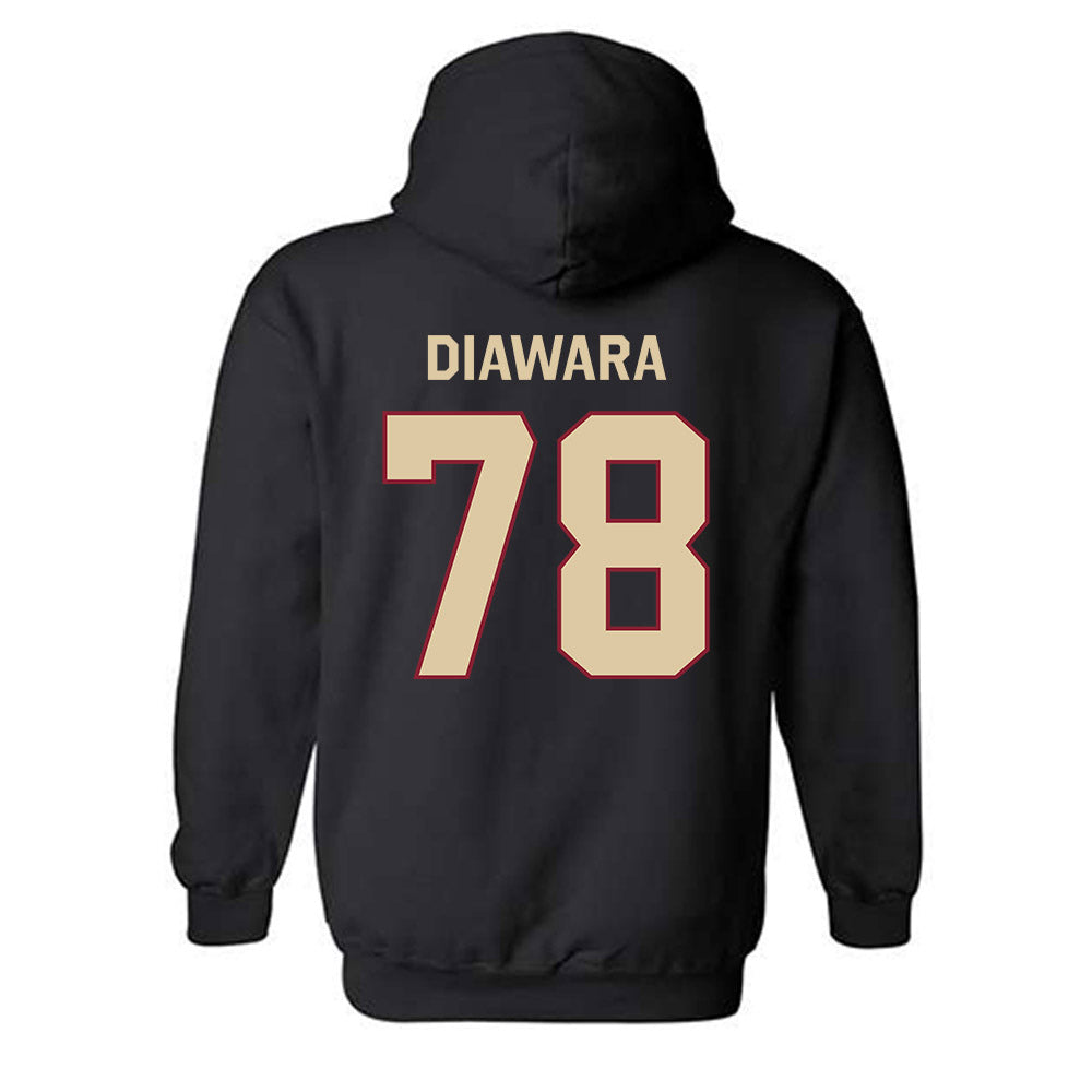 Boston College - NCAA Football : Souleye Diawara - Classic Shersey Hooded Sweatshirt-1