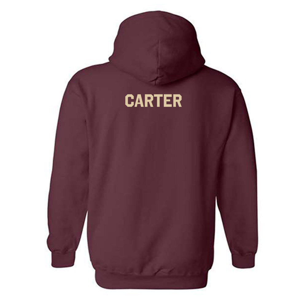 Boston College - NCAA Women's Track & Field : Ava Carter - Classic Shersey Hooded Sweatshirt-1