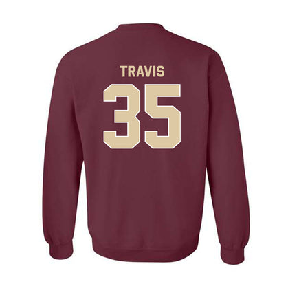 Boston College - NCAA Skiing : Gunnar Travis - Classic Shersey Crewneck Sweatshirt-1