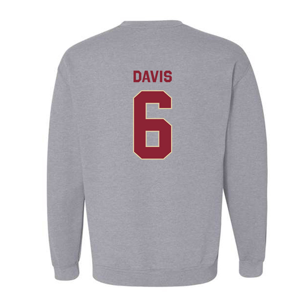 Boston College - NCAA Women's Lacrosse : Hanna Davis - Classic Shersey Crewneck Sweatshirt-1