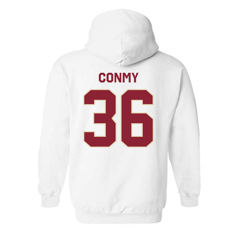Boston College - NCAA Men's Ice Hockey : Ryan Conmy - Classic Shersey Hooded Sweatshirt-1