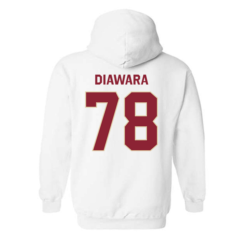 Boston College - NCAA Football : Souleye Diawara - Classic Shersey Hooded Sweatshirt-1