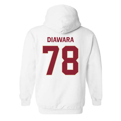 Boston College - NCAA Football : Souleye Diawara - Classic Shersey Hooded Sweatshirt-1