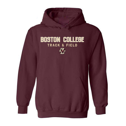 Boston College - NCAA Men's Track & Field : Sean Fleming - Classic Shersey Hooded Sweatshirt-0