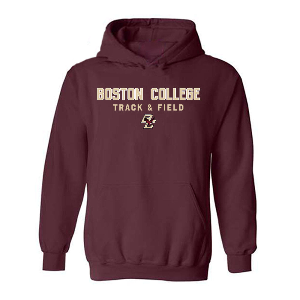 Boston College - NCAA Women's Track & Field : Ava Carter - Classic Shersey Hooded Sweatshirt-0