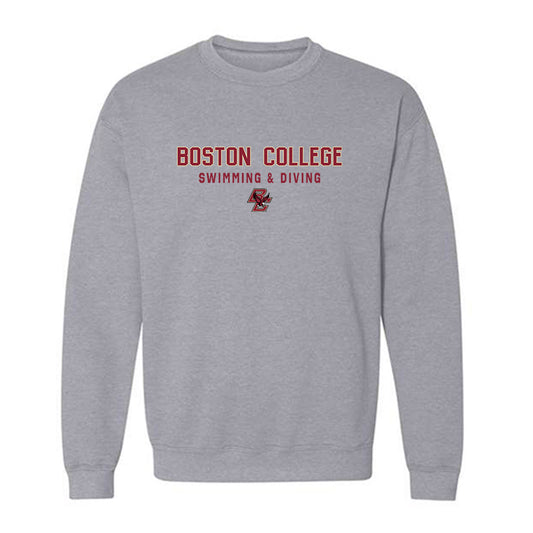 Boston College - NCAA Men's Swimming & Diving : Peter Nolan - Classic Shersey Crewneck Sweatshirt-0