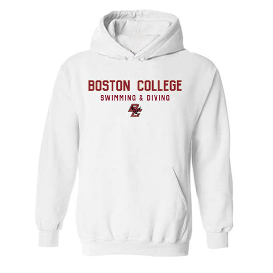 Boston College - NCAA Men's Swimming & Diving : Max Conway - Classic Shersey Hooded Sweatshirt-0