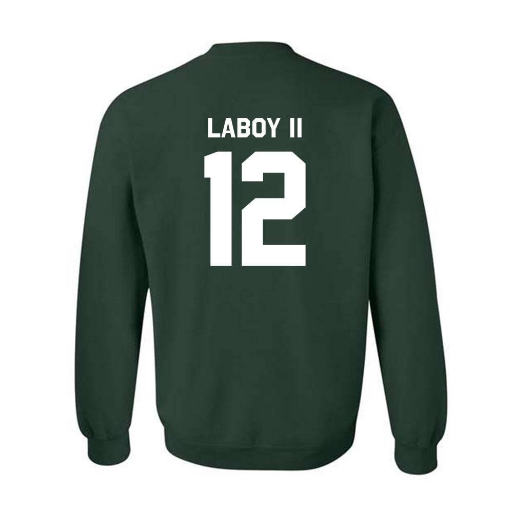 Miami - NCAA Men's Basketball : John Laboy II - Classic Shersey Crewneck Sweatshirt-1