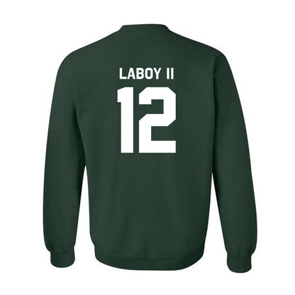 Miami - NCAA Men's Basketball : John Laboy II - Classic Shersey Crewneck Sweatshirt-1