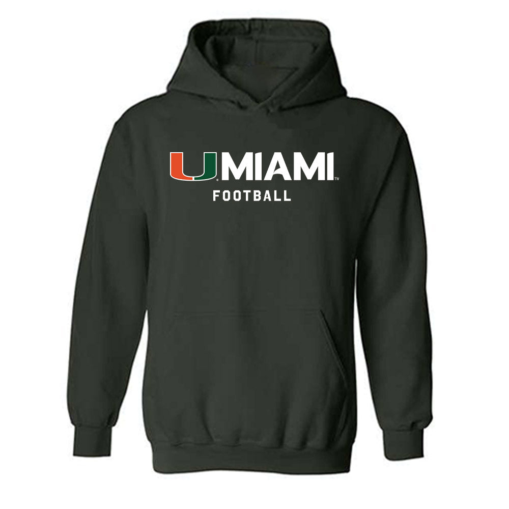 Miami - NCAA Football : Max Buchanan - Classic Shersey Hooded Sweatshirt-0