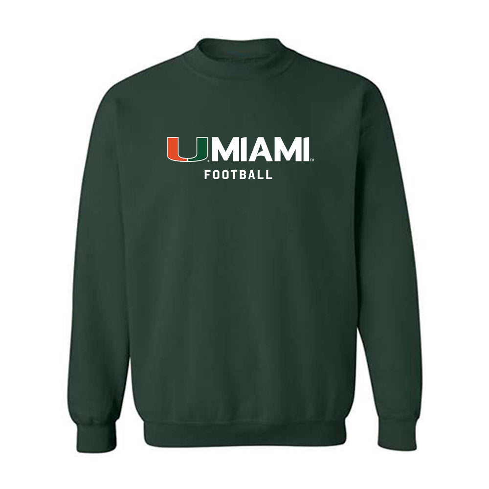 Miami - NCAA Football : Max Buchanan - Classic Shersey Crewneck Sweatshirt-0