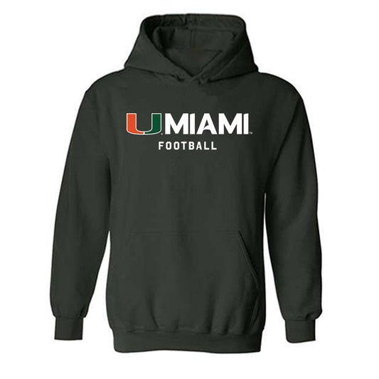 Miami - NCAA Football : Markel Bell - Classic Shersey Hooded Sweatshirt-0