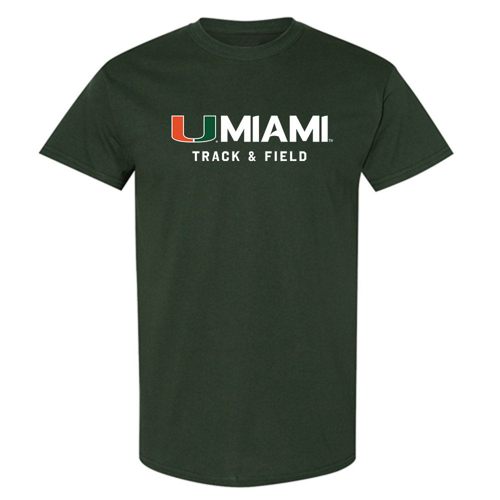Miami - NCAA Men's Track & Field : Cason Mitchell - Classic Shersey T-Shirt-0