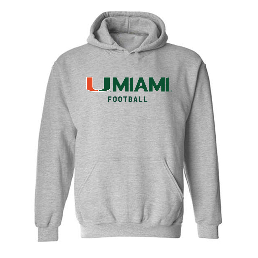 Miami - NCAA Football : Rhys Woodrow - Classic Shersey Hooded Sweatshirt-2