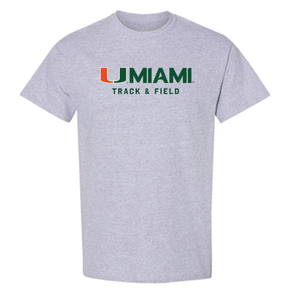 Miami - NCAA Men's Track & Field : Cason Mitchell - Classic Shersey T-Shirt-3