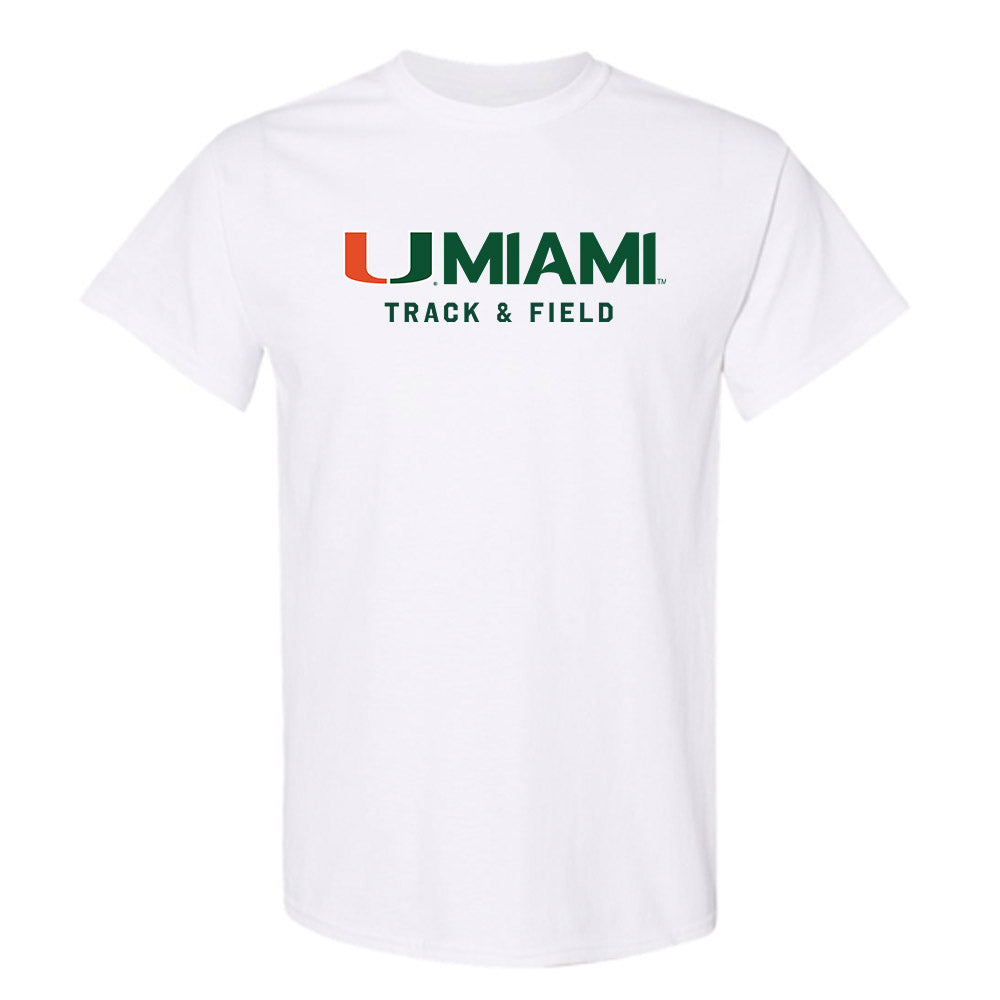 Miami - NCAA Men's Track & Field : Cason Mitchell - Classic Shersey T-Shirt-2