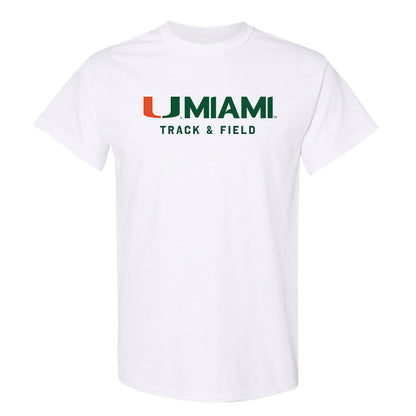 Miami - NCAA Men's Track & Field : Cason Mitchell - Classic Shersey T-Shirt-2