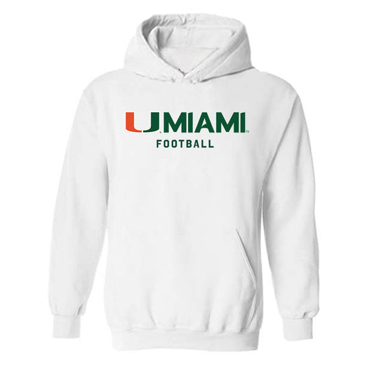 Miami - NCAA Football : Markel Bell - Classic Shersey Hooded Sweatshirt-0
