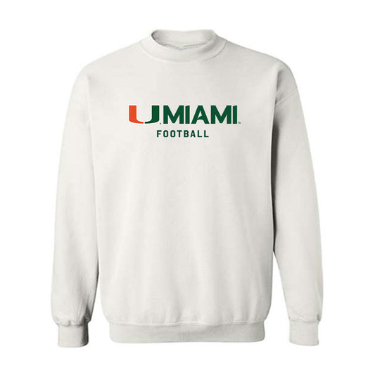 Miami - NCAA Football : Rueben Bain Jr - Classic Shersey Crewneck Sweatshirt-0