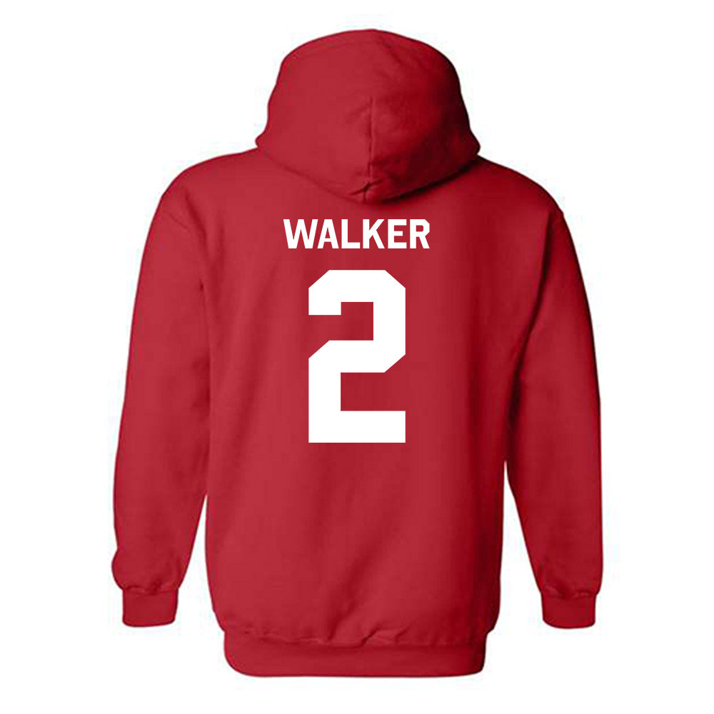 Rutgers - NCAA Football : Moses Walker - Classic Shersey Hooded Sweatshirt-1