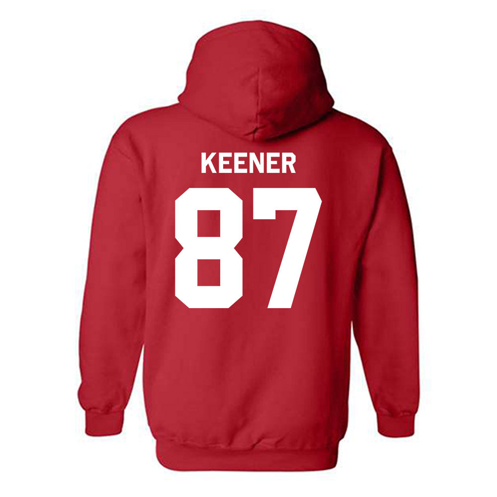 Rutgers - NCAA Football : Monte Keener - Classic Shersey Hooded Sweatshirt-1