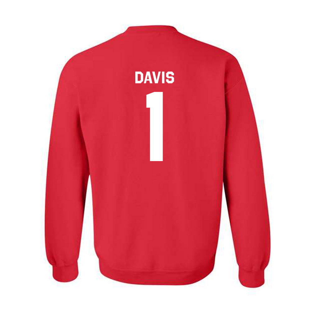 Rutgers - NCAA Men's Basketball : JaMichael Davis - Classic Shersey Crewneck Sweatshirt-1