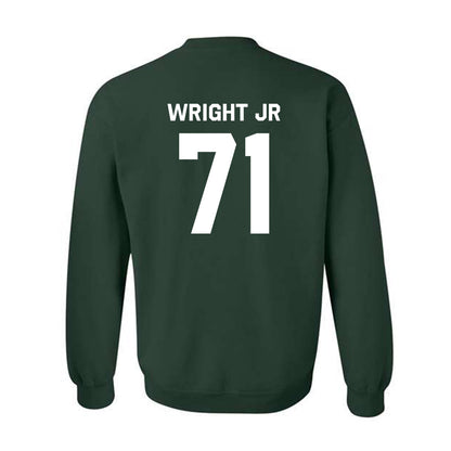 Michigan State - NCAA Football : Robert Wright Jr - Classic Shersey Crewneck Sweatshirt-1