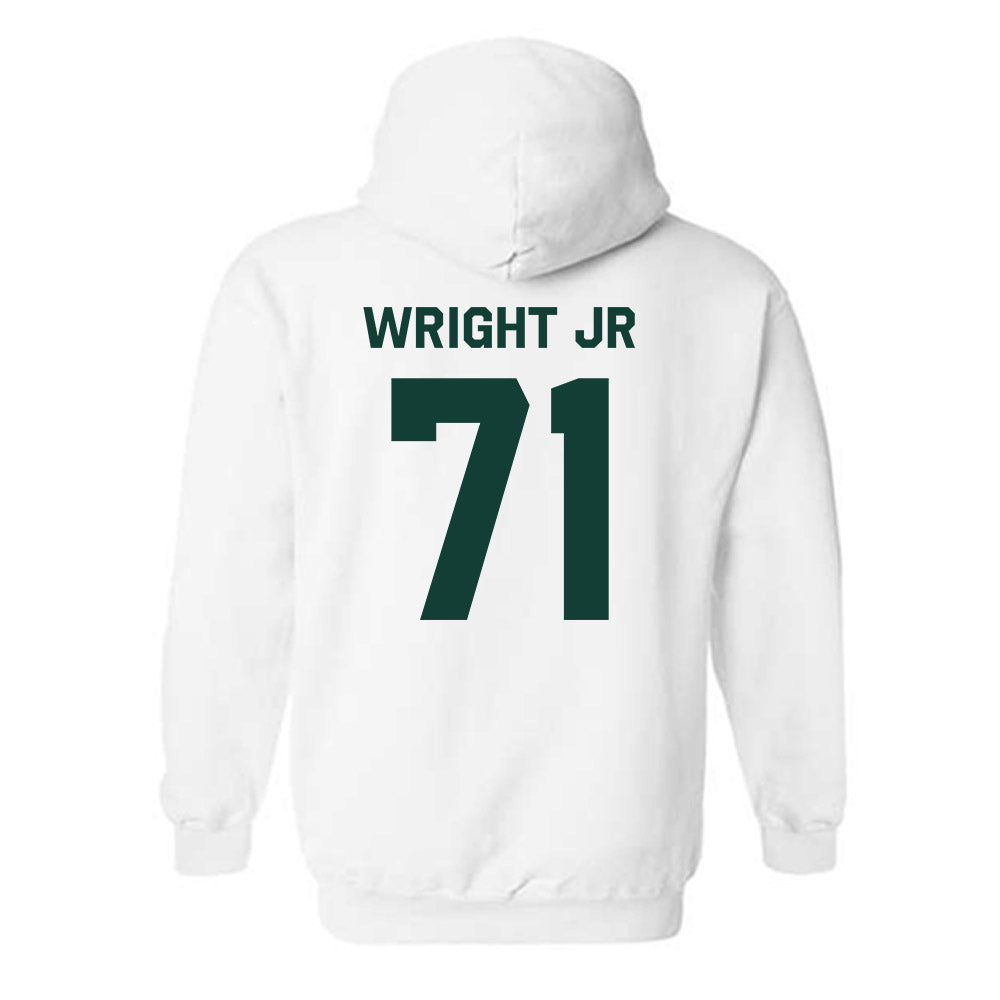 Michigan State - NCAA Football : Robert Wright Jr - Classic Shersey Hooded Sweatshirt-1