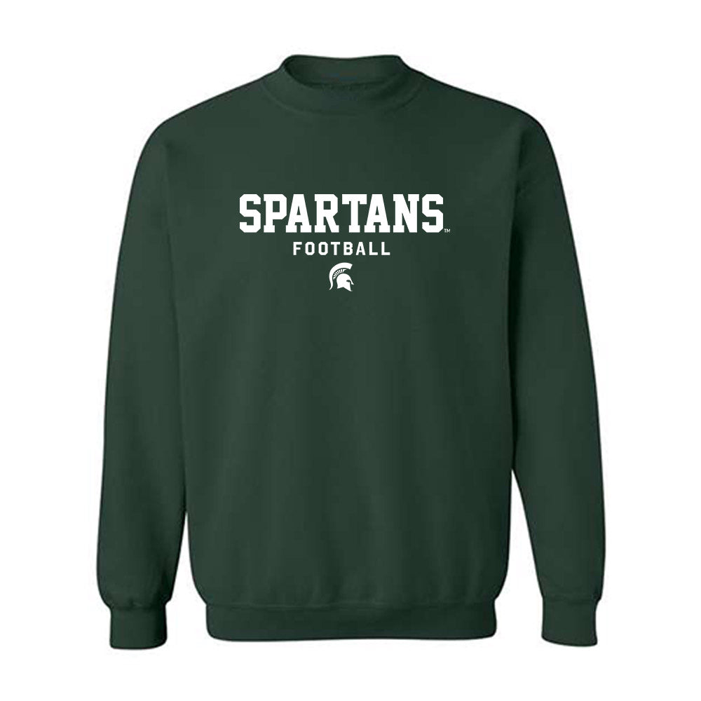Michigan State - NCAA Football : Robert Wright Jr - Classic Shersey Crewneck Sweatshirt-0