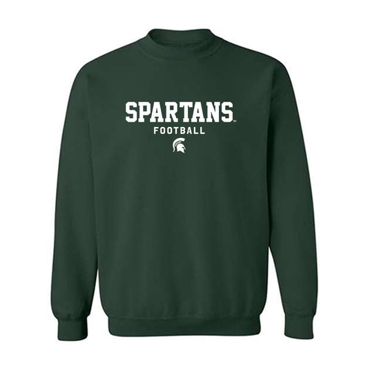 Michigan State - NCAA Football : Robert Wright Jr - Classic Shersey Crewneck Sweatshirt-0
