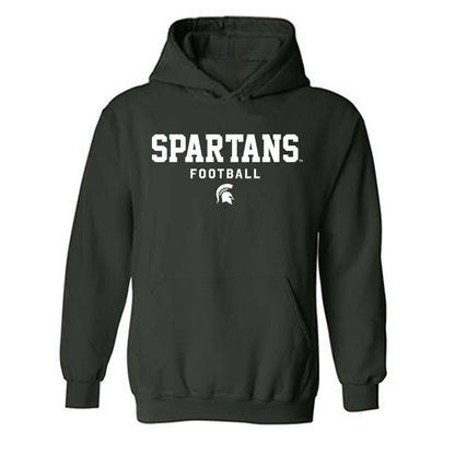 Michigan State - NCAA Football : Robert Wright Jr - Classic Shersey Hooded Sweatshirt-0