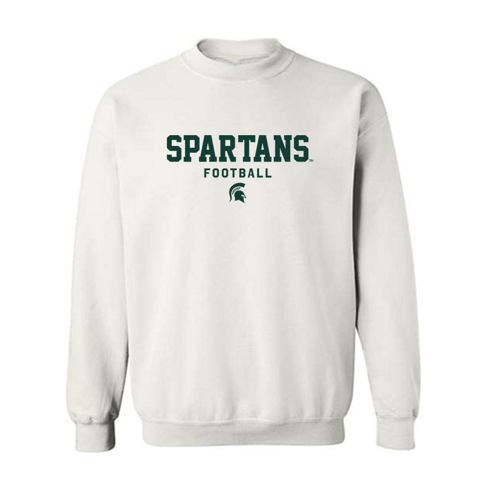 Michigan State - NCAA Football : Robert Wright Jr - Classic Shersey Crewneck Sweatshirt-0