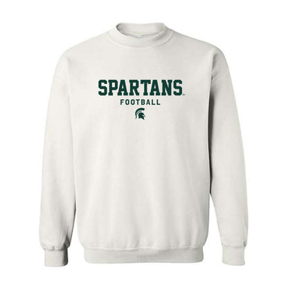 Michigan State - NCAA Football : Robert Wright Jr - Classic Shersey Crewneck Sweatshirt-0
