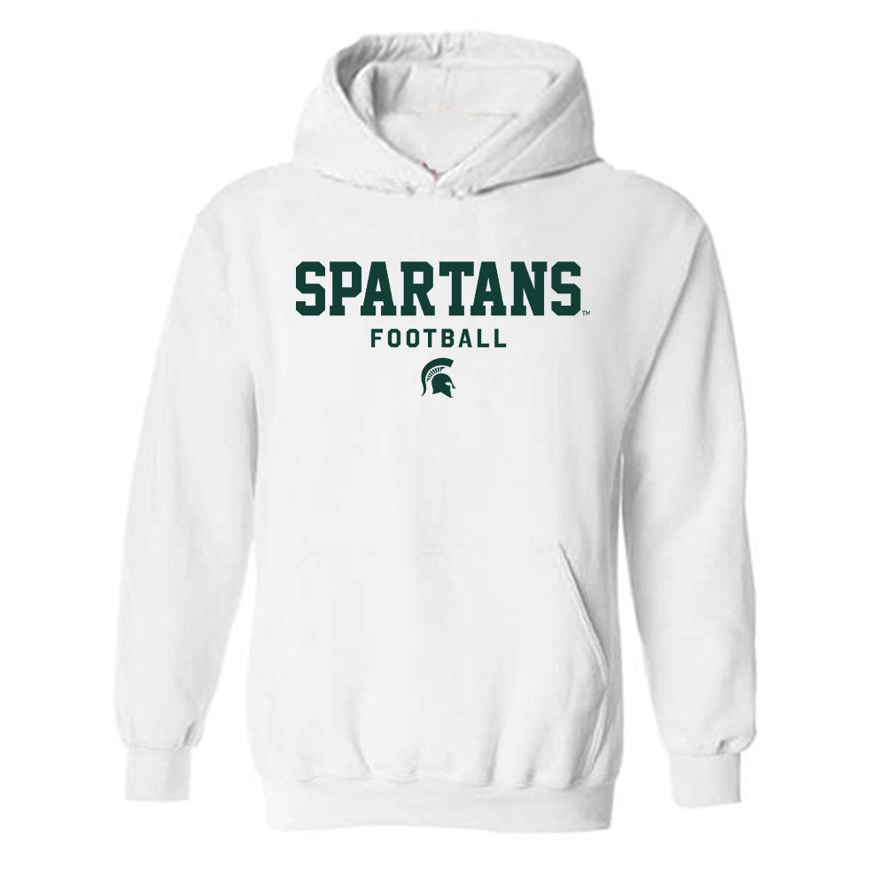 Michigan State - NCAA Football : Robert Wright Jr - Classic Shersey Hooded Sweatshirt-0