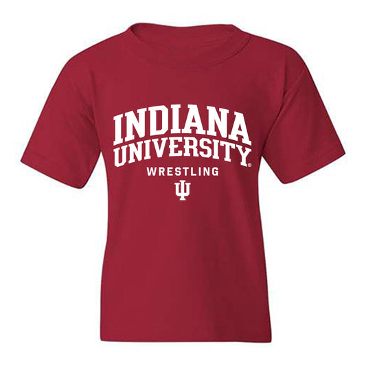 Indiana - NCAA Wrestling : Tyler Guerra - Classic Shersey Youth T-Shirt-0