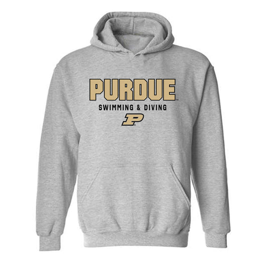 Purdue - NCAA Women's Swimming & Diving : Kate Mouser - Classic Shersey Hooded Sweatshirt-0