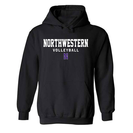 Northwestern - NCAA Women's Volleyball : Lauren Carter - Classic Shersey Hooded Sweatshirt-0