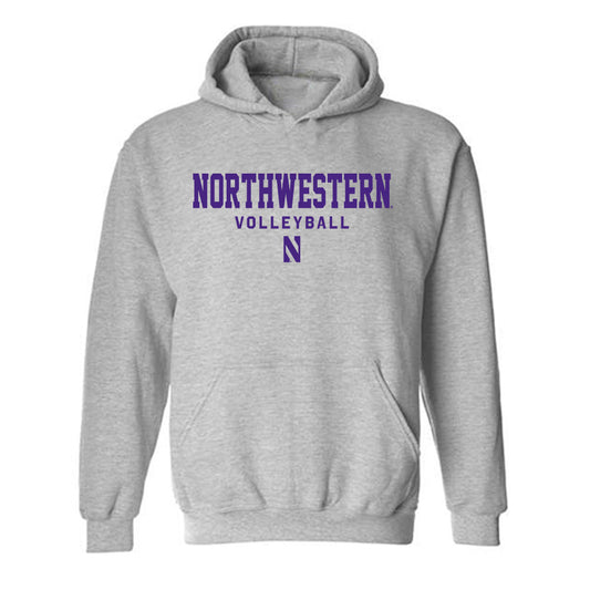 Northwestern - NCAA Women's Volleyball : Lauren Carter - Classic Shersey Hooded Sweatshirt-0
