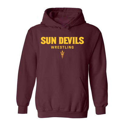 Arizona State - NCAA Wrestling : Michael Kilic - Classic Shersey Hooded Sweatshirt-0