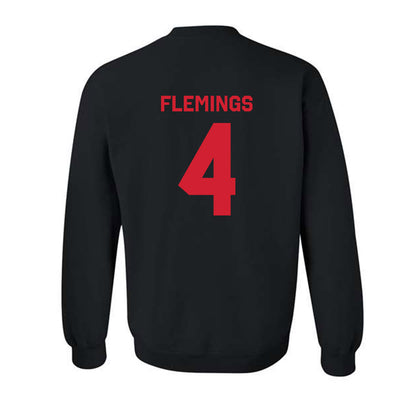 Houston - NCAA Men's Basketball : Kingston Flemings - Classic Shersey Crewneck Sweatshirt-1