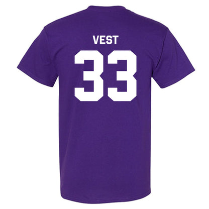 TCU - NCAA Women's Soccer : Grace Vest - Classic Shersey T-Shirt-3
