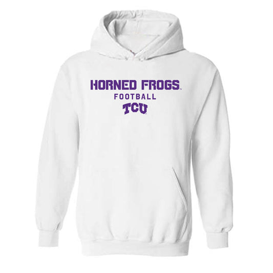 TCU - NCAA Football : Bud Clark - Classic Shersey Hooded Sweatshirt-0
