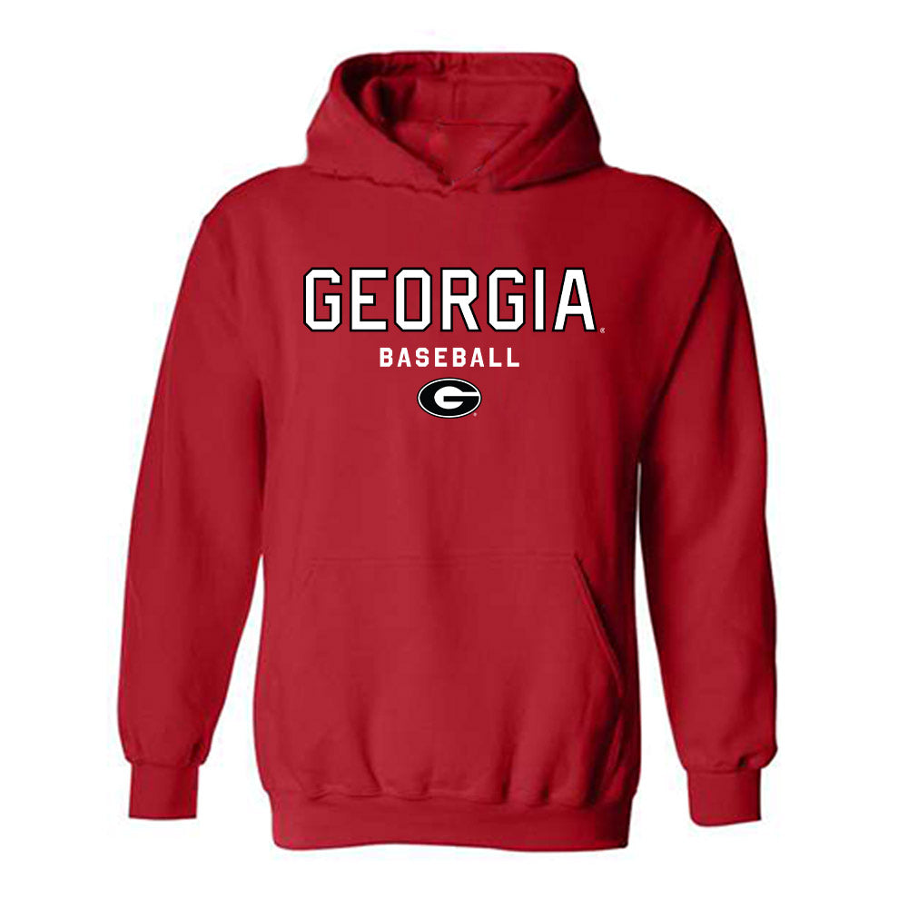 Georgia - NCAA Baseball : Joe Nottingham - Classic Shersey Hooded Sweatshirt-0