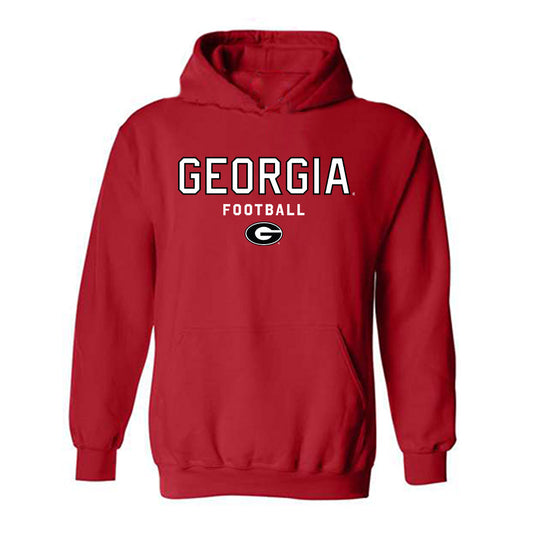 Georgia - NCAA Football : Darren Ikinnagbon - Classic Shersey Hooded Sweatshirt-0