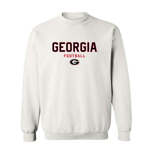 Georgia - NCAA Football : CJ Allen - Classic Shersey Crewneck Sweatshirt-0