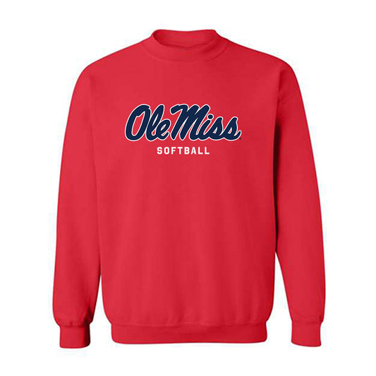 Ole Miss - NCAA Softball : Sydney Shiller - Classic Shersey Crewneck Sweatshirt-0