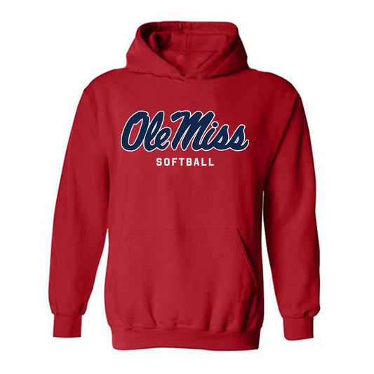 Ole Miss - NCAA Softball : Sydney Shiller - Classic Shersey Hooded Sweatshirt-0