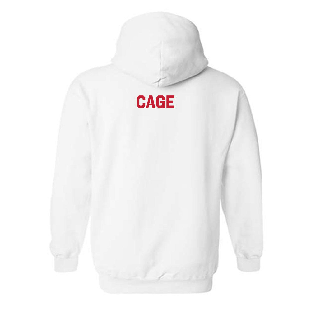 New Mexico - NCAA Men's Golf : Oliver Cage - Classic Shersey Hooded Sweatshirt-1